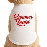 Summer Lovin Cute Doggie Tank thumb 0