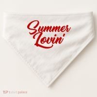 Summer Lovin Cute USA-Made Doggie Bandana thumb 0