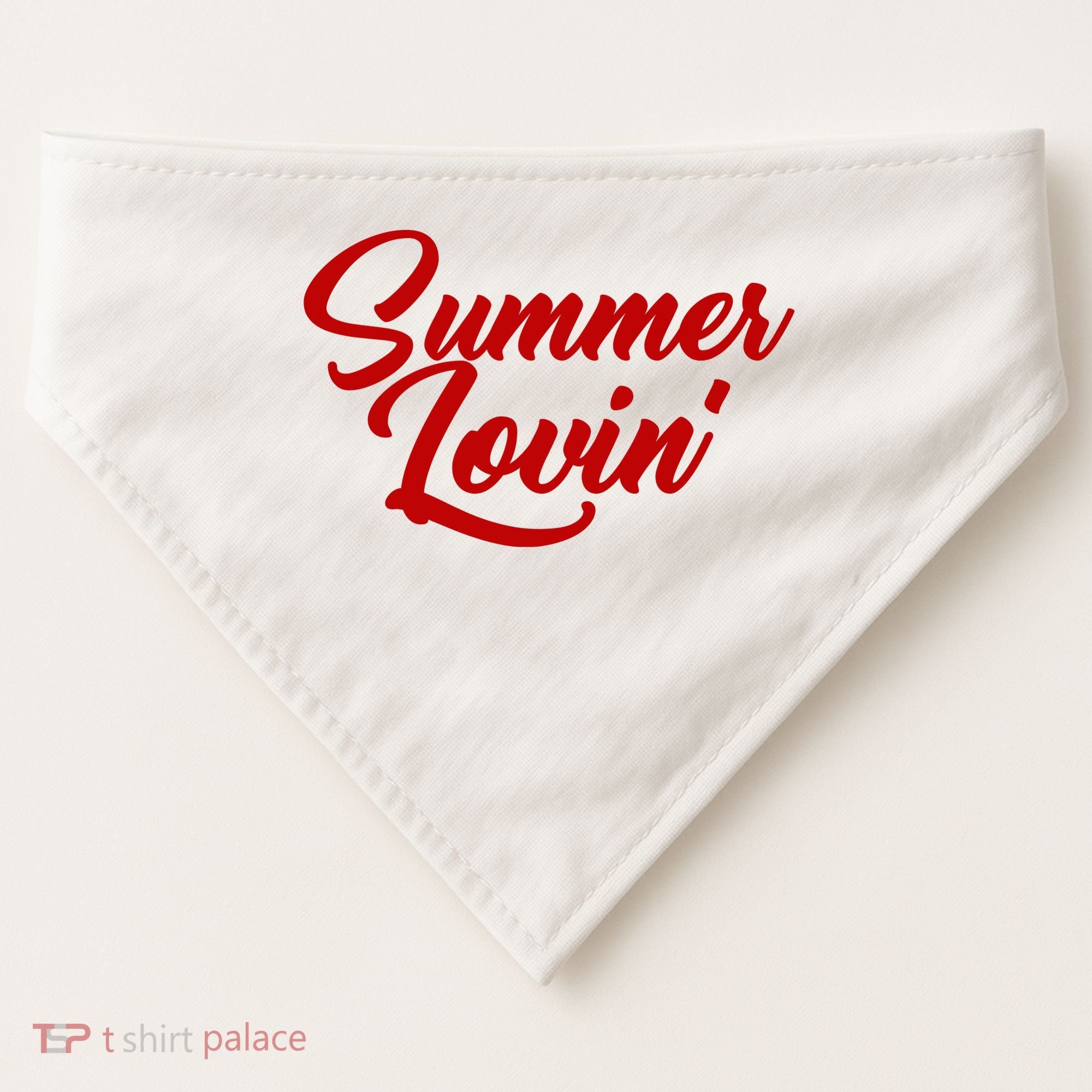 Summer Lovin Cute USA-Made Doggie Bandana