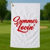 Summer Lovin Cute Golf Towel thumb 1
