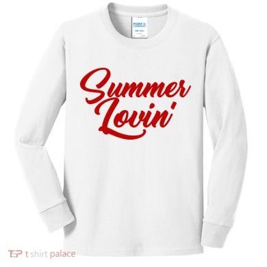 Summer Lovin Cute Kids Long Sleeve Shirt