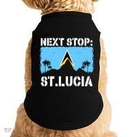 St Lucia Caribbean Vacation Trip Next Stop Vacay Vibes Cool Gift Doggie Tank thumb 0
