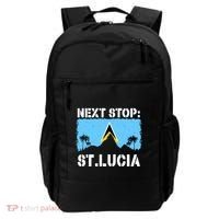 St Lucia Caribbean Vacation Trip Next Stop Vacay Vibes Cool Gift Backpack thumb 0