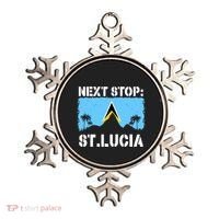 St Lucia Caribbean Vacation Trip Next Stop Vacay Vibes Cool Gift Ornament thumb 0