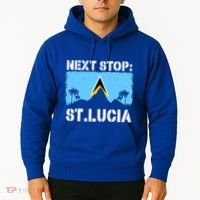 St Lucia Caribbean Vacation Trip Next Stop Vacay Vibes Cool Gift Hoodie thumb 2