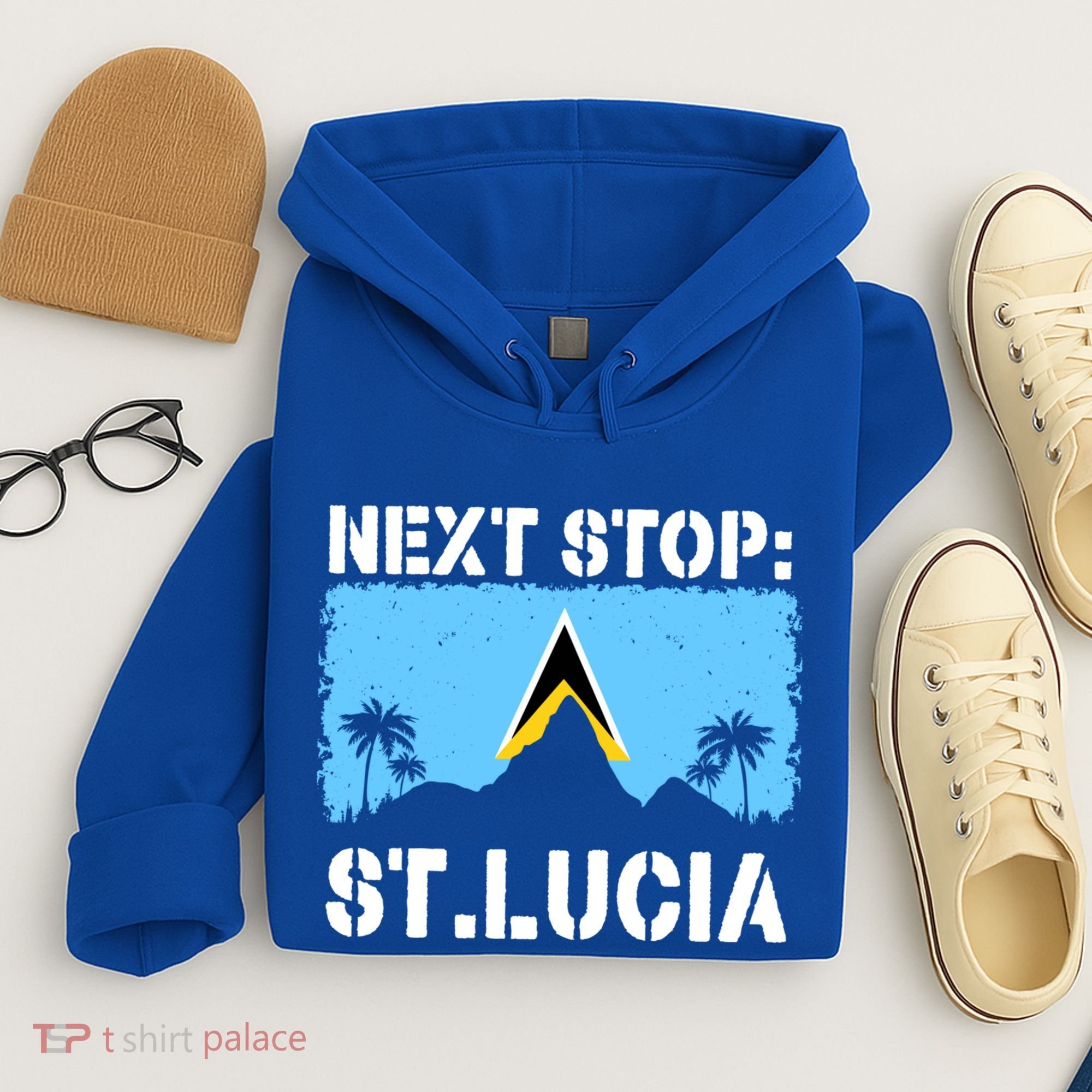 St Lucia Caribbean Vacation Trip Next Stop Vacay Vibes Cool Gift Hoodie