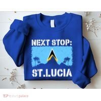 St Lucia Caribbean Vacation Trip Next Stop Vacay Vibes Cool Gift Sweatshirt thumb 2