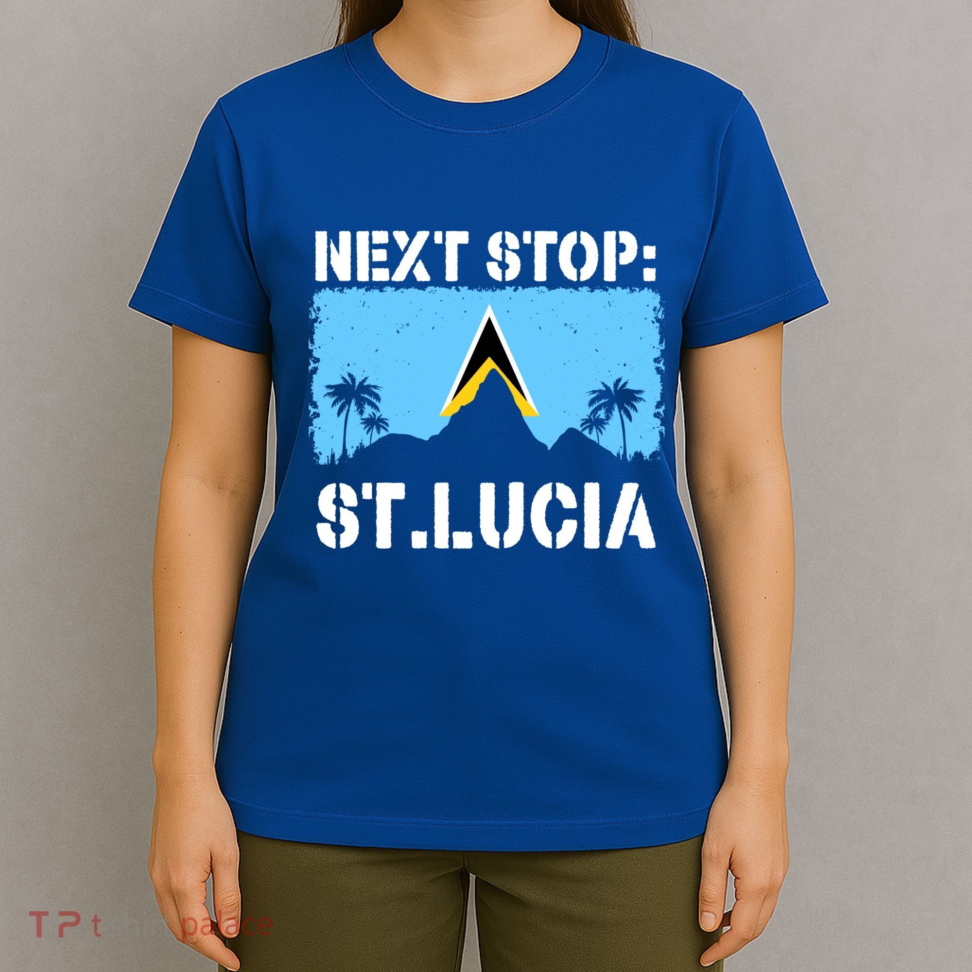 St Lucia Caribbean Vacation Trip Next Stop Vacay Vibes Cool Gift T-Shirt