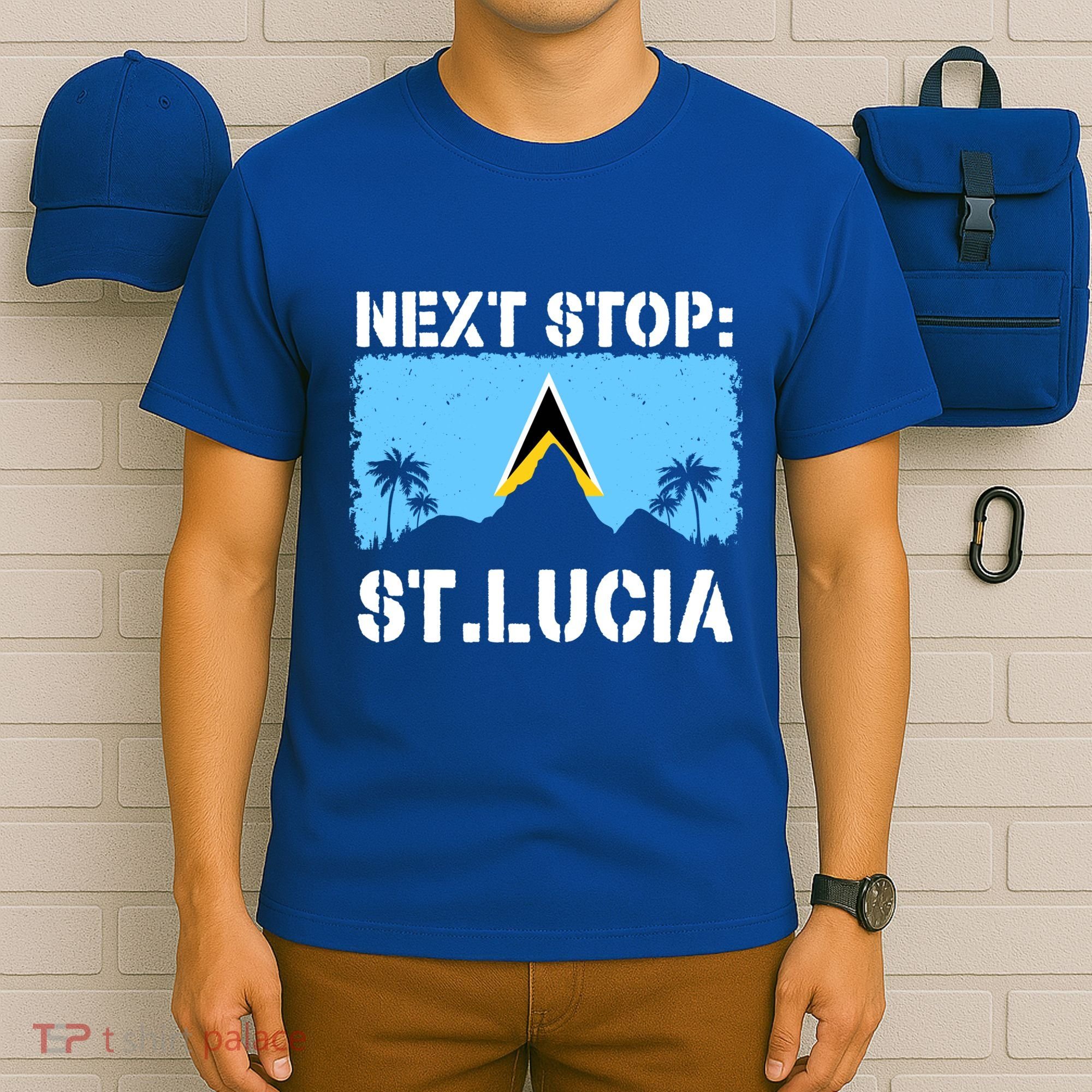St Lucia Caribbean Vacation Trip Next Stop Vacay Vibes Cool Gift T-Shirt