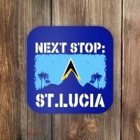St Lucia Caribbean Vacation Trip Next Stop Vacay Vibes Cool Gift Coaster thumb 0