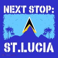 St Lucia Caribbean Vacation Trip Next Stop Vacay Vibes Cool Gift Coaster thumb 2