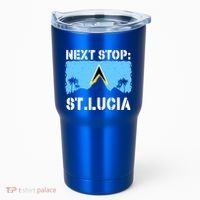 St Lucia Caribbean Vacation Trip Next Stop Vacay Vibes Cool Gift Tumbler thumb 0
