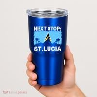 St Lucia Caribbean Vacation Trip Next Stop Vacay Vibes Cool Gift Tumbler thumb 2