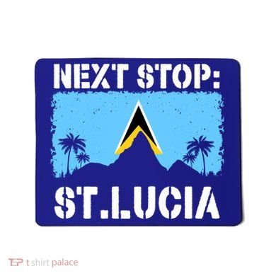 St Lucia Caribbean Vacation Trip Next Stop Vacay Vibes Cool Gift Mousepad