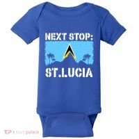 St Lucia Caribbean Vacation Trip Next Stop Vacay Vibes Cool Gift Baby Bodysuit thumb 0