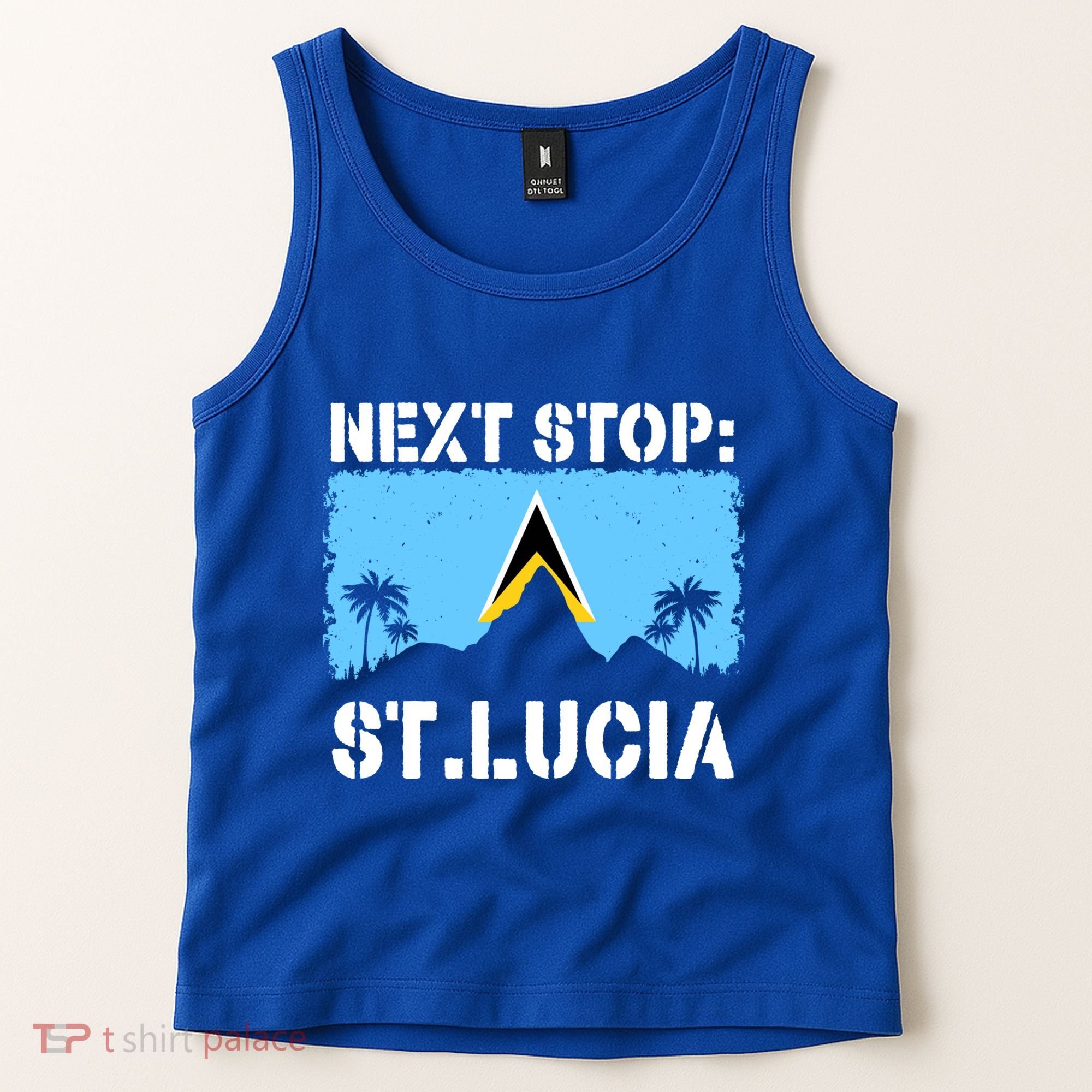 St Lucia Caribbean Vacation Trip Next Stop Vacay Vibes Cool Gift Tank Top