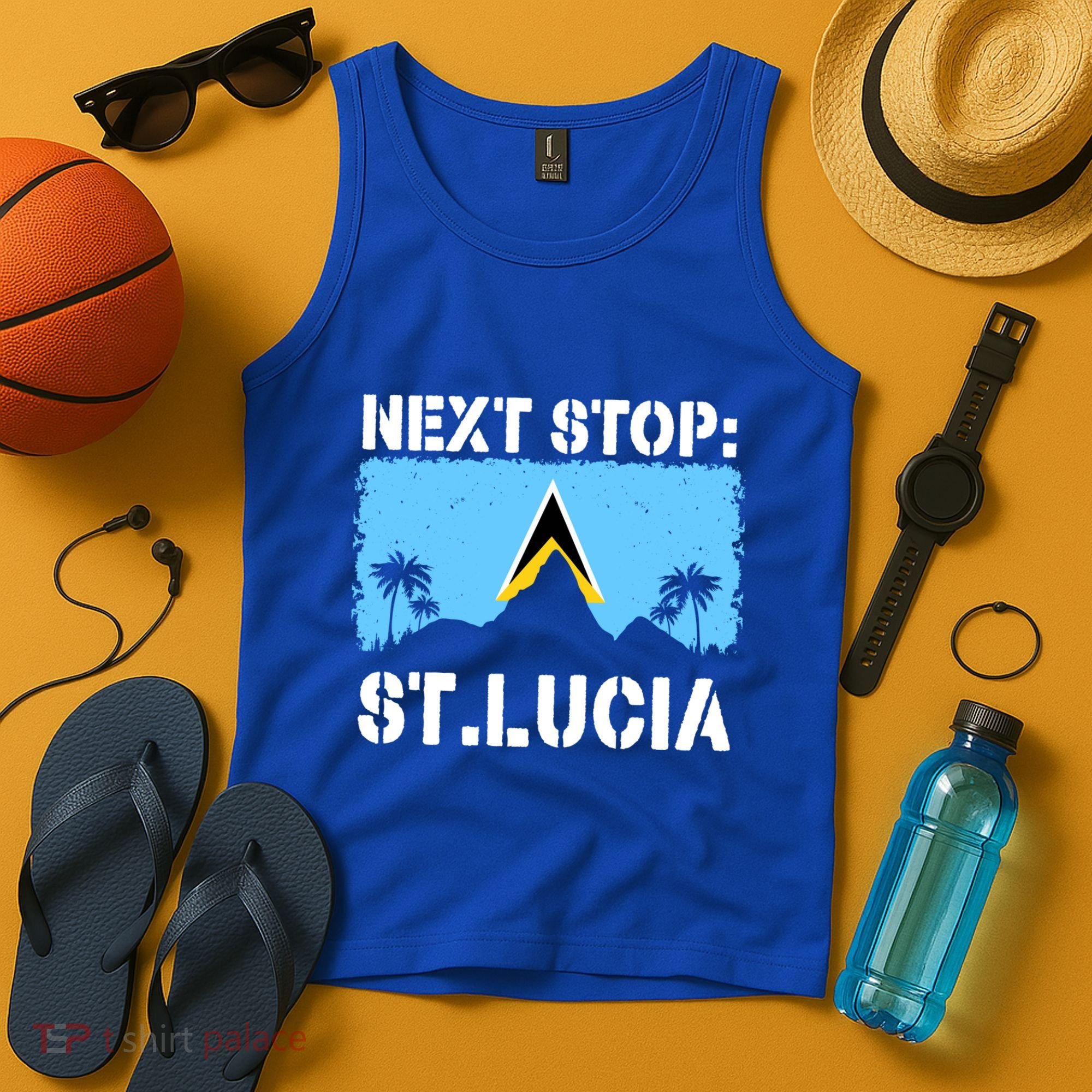 St Lucia Caribbean Vacation Trip Next Stop Vacay Vibes Cool Gift Tank Top