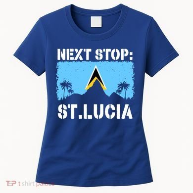 St Lucia Caribbean Vacation Trip Next Stop Vacay Vibes Cool Gift Women's T-Shirt