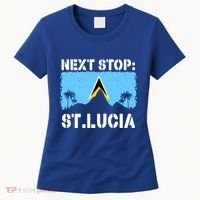 St Lucia Caribbean Vacation Trip Next Stop Vacay Vibes Cool Gift Women's T-Shirt thumb 0