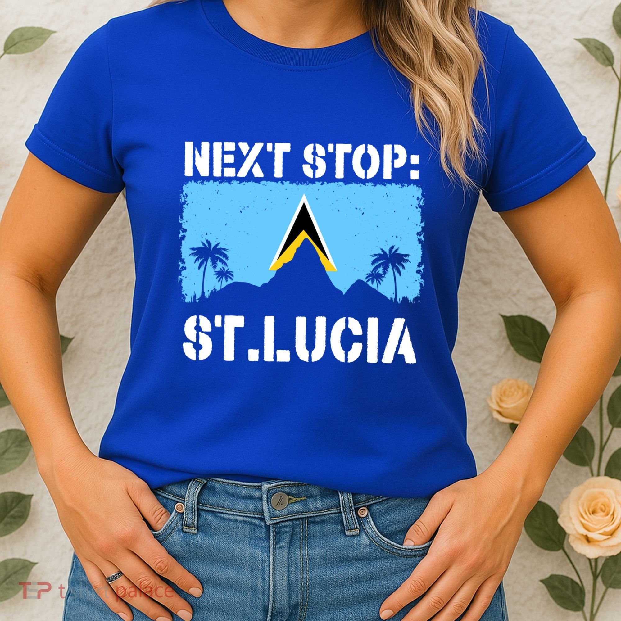 St Lucia Caribbean Vacation Trip Next Stop Vacay Vibes Cool Gift Women's T-Shirt
