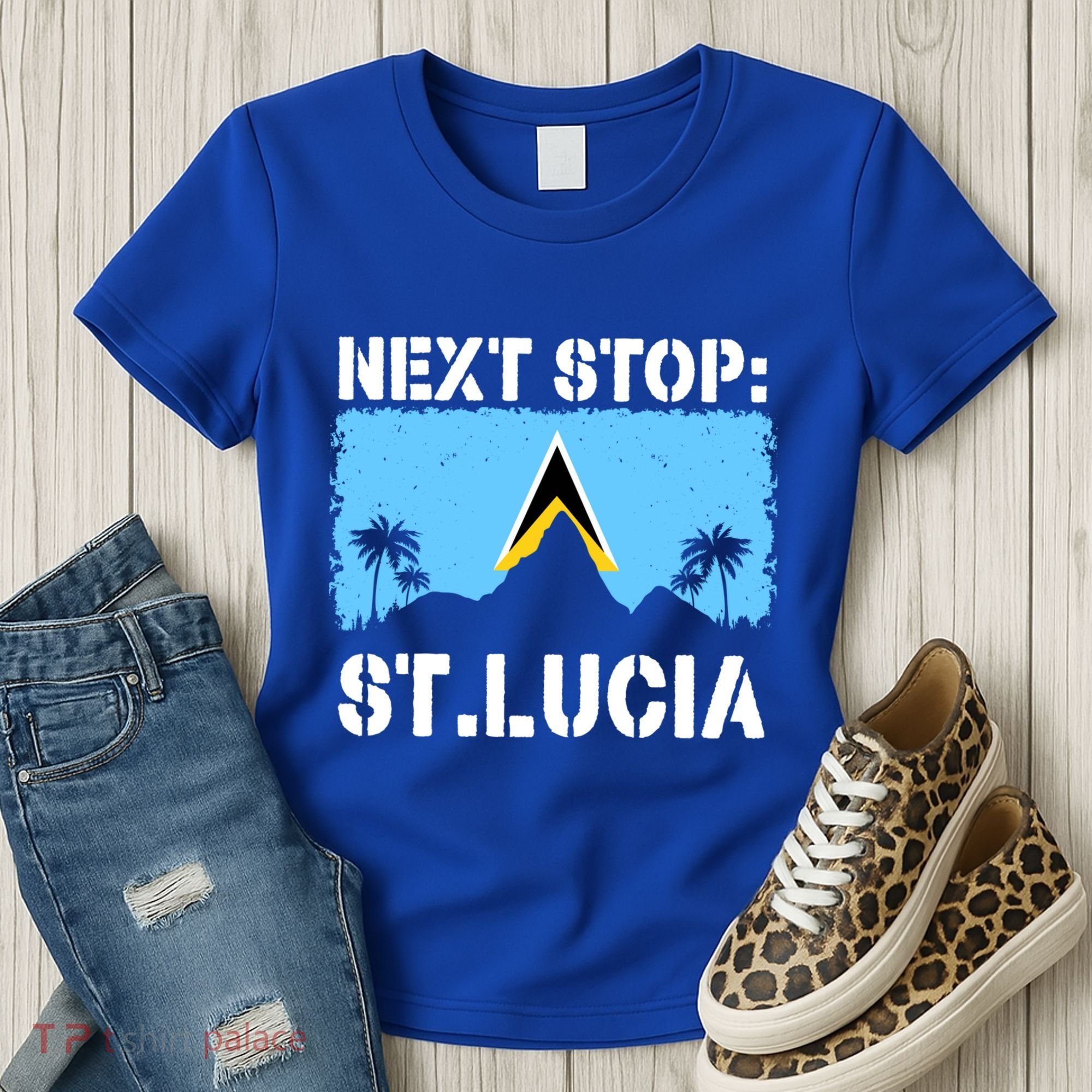 St Lucia Caribbean Vacation Trip Next Stop Vacay Vibes Cool Gift Women's T-Shirt