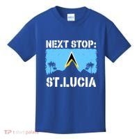 St Lucia Caribbean Vacation Trip Next Stop Vacay Vibes Cool Gift Kids T-Shirt thumb 0