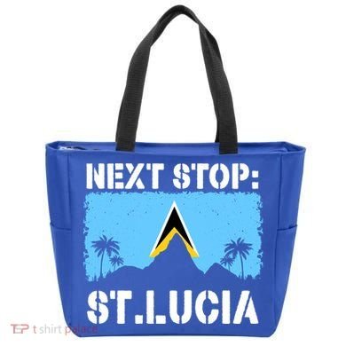 St Lucia Caribbean Vacation Trip Next Stop Vacay Vibes Cool Gift Tote Bag
