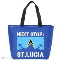 St Lucia Caribbean Vacation Trip Next Stop Vacay Vibes Cool Gift Tote Bag thumb 0