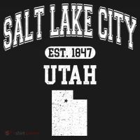 Salt Lake City Utah Est 1847 Varsity Women's Hoodie thumb 2
