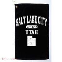 Salt Lake City Utah Est 1847 Varsity Golf Towel thumb 0