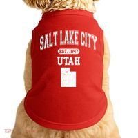 Salt Lake City Utah Est 1847 Varsity Doggie Tank thumb 0