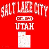 Salt Lake City Utah Est 1847 Varsity Hoodie thumb 7