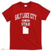 Salt Lake City Utah Est 1847 Varsity T-Shirt thumb 0