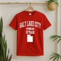Salt Lake City Utah Est 1847 Varsity T-Shirt thumb 2