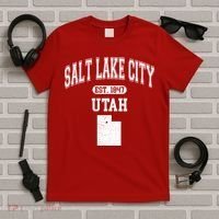 Salt Lake City Utah Est 1847 Varsity T-Shirt thumb 5