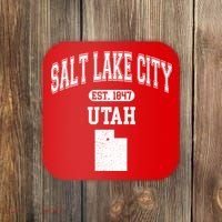 Salt Lake City Utah Est 1847 Varsity Coaster thumb 0