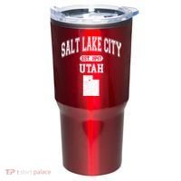 Salt Lake City Utah Est 1847 Varsity Tumbler thumb 0