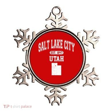 Salt Lake City Utah Est 1847 Varsity Ornament