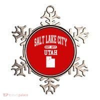 Salt Lake City Utah Est 1847 Varsity Ornament thumb 0