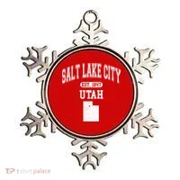 Salt Lake City Utah Est 1847 Varsity Ornament thumb 0