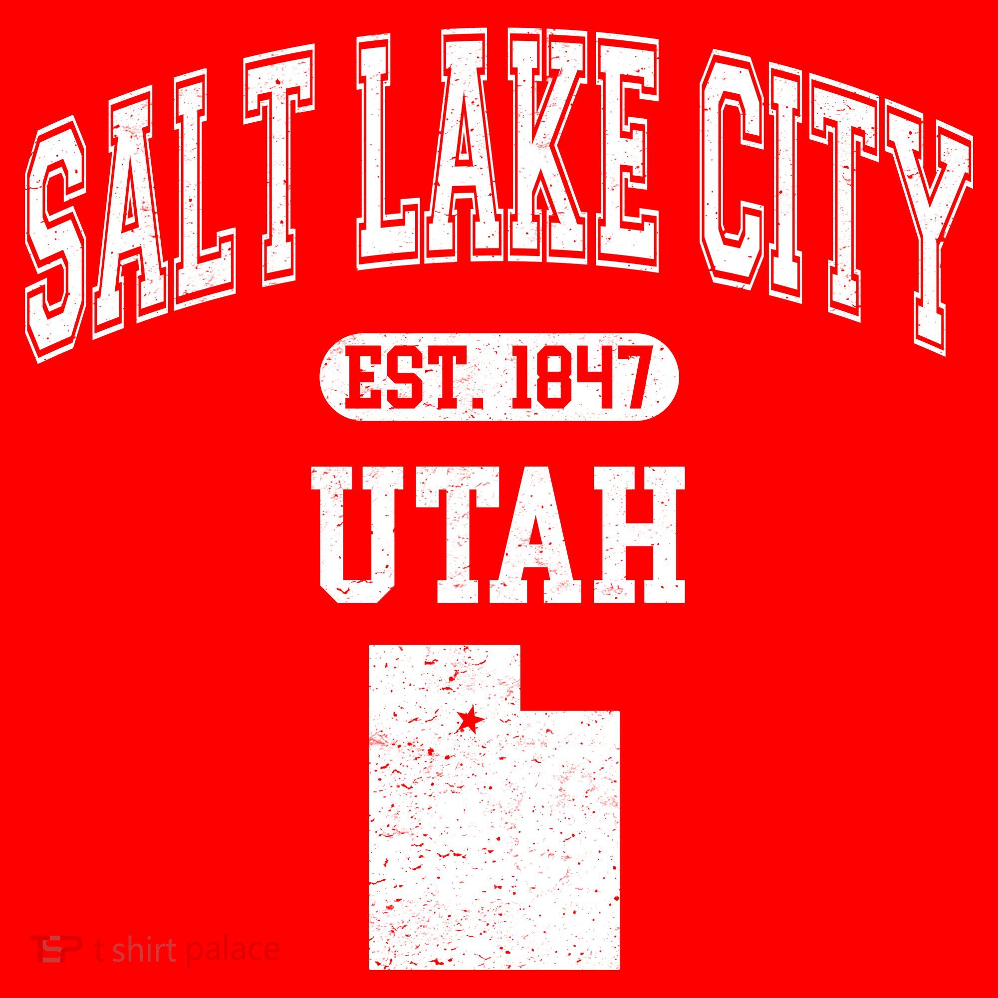 Salt Lake City Utah Est 1847 Varsity Women's Tank Top