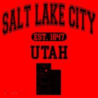 Salt Lake City Utah Est 1847 Varsity Santa Hat thumb 1