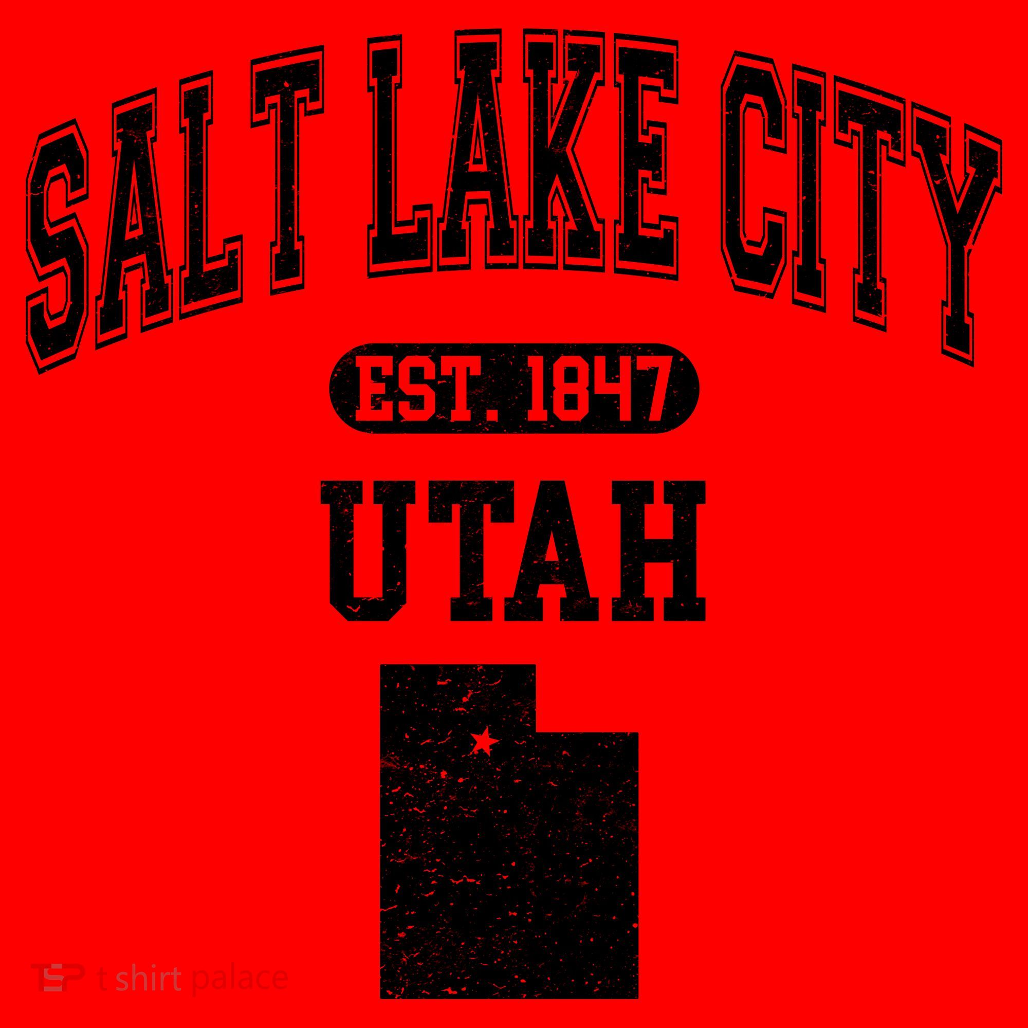 Salt Lake City Utah Est 1847 Varsity Santa Hat