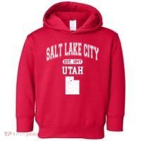 Salt Lake City Utah Est 1847 Varsity Toddler Hoodie thumb 0