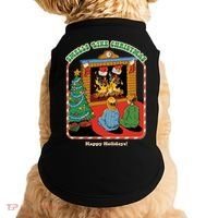 Smells Like Christmas Happy Holidays Doggie Tank thumb 0