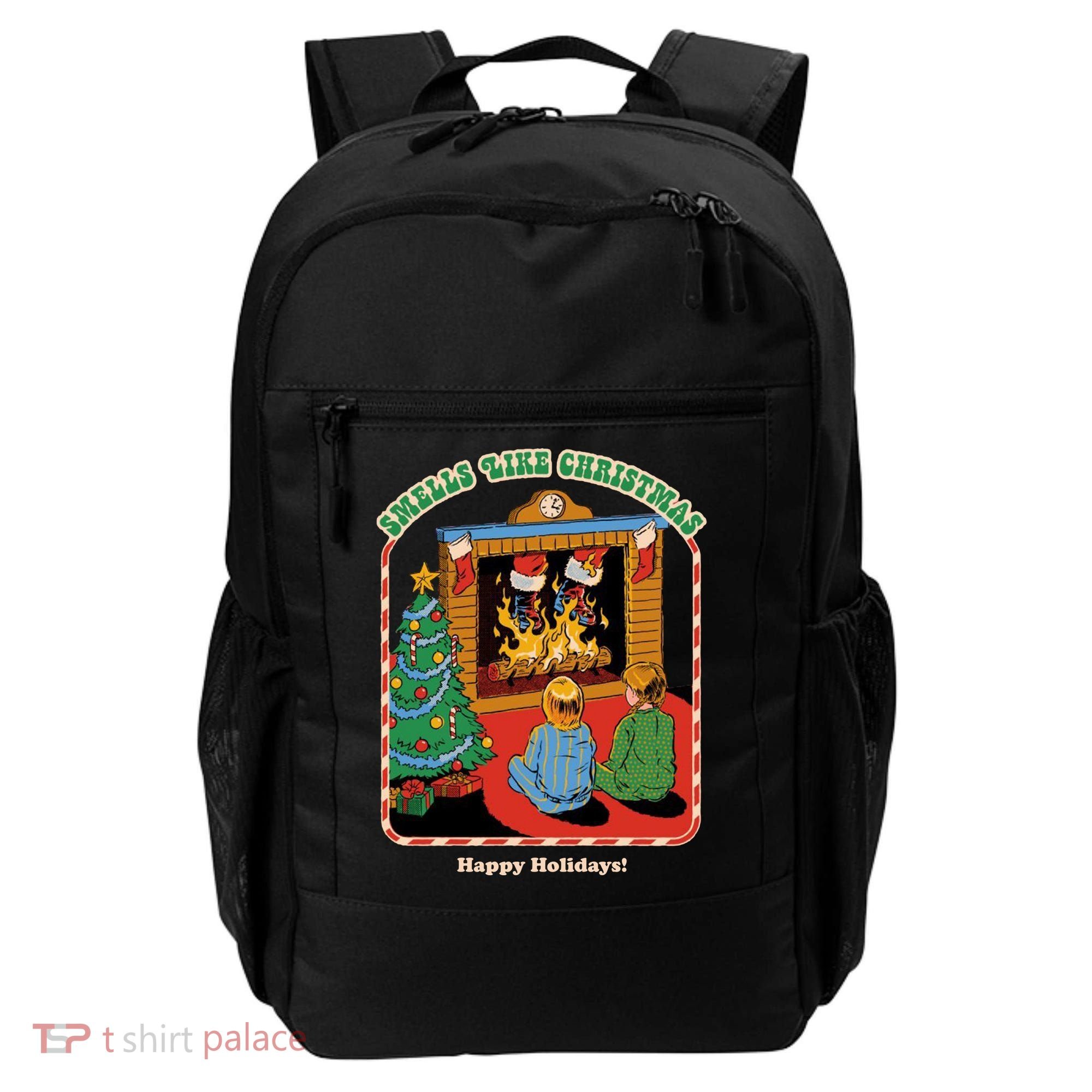 Smells Like Christmas Happy Holidays Backpack