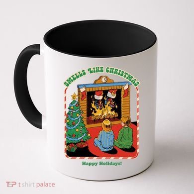 Smells Like Christmas Happy Holidays Coffee Mug