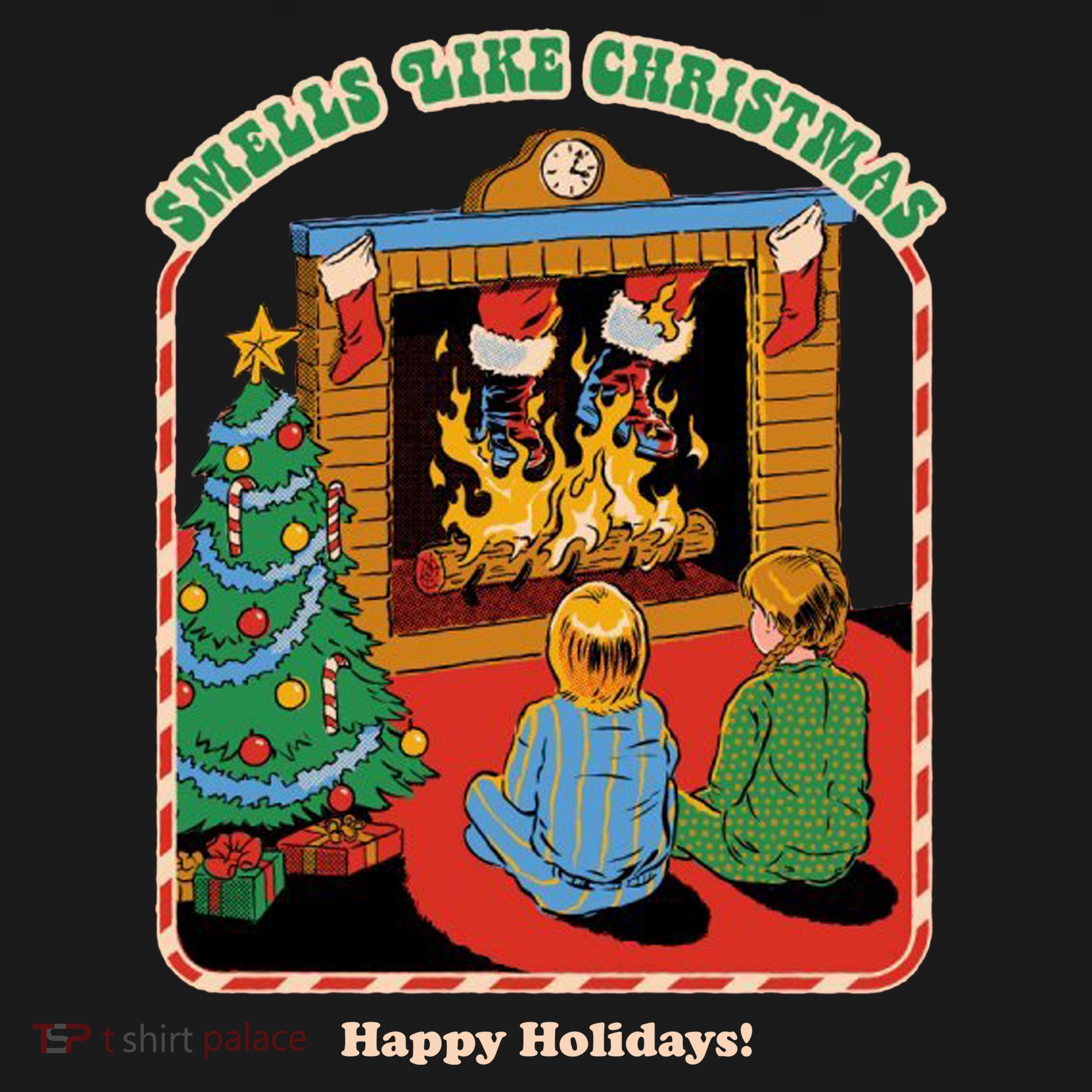 Smells Like Christmas Happy Holidays Ornament