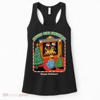 Smells Like Christmas Happy Holidays Women's Tank Top thumb 0
