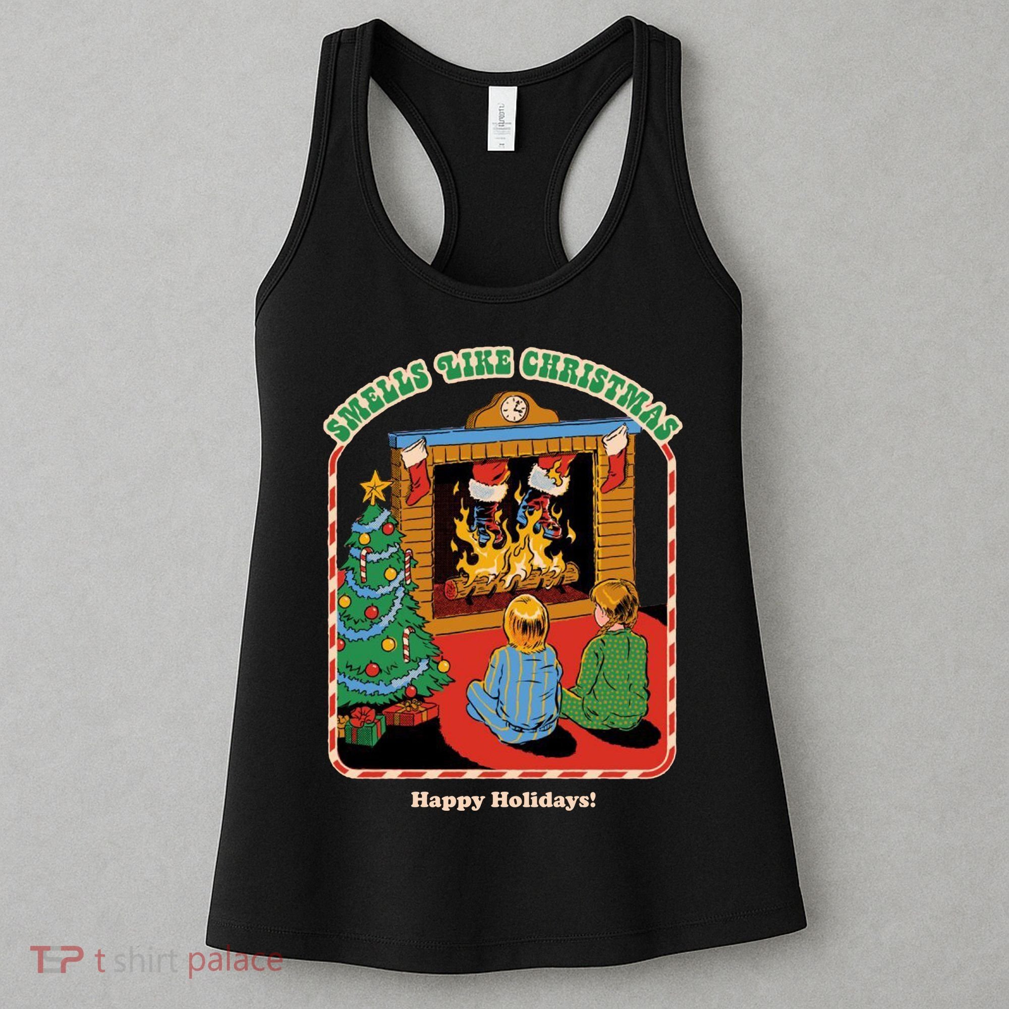 Smells Like Christmas Happy Holidays Women's Tank Top